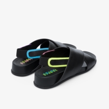 Camper Black Sandals Womens - Twins Online Ireland | QAYUX9345